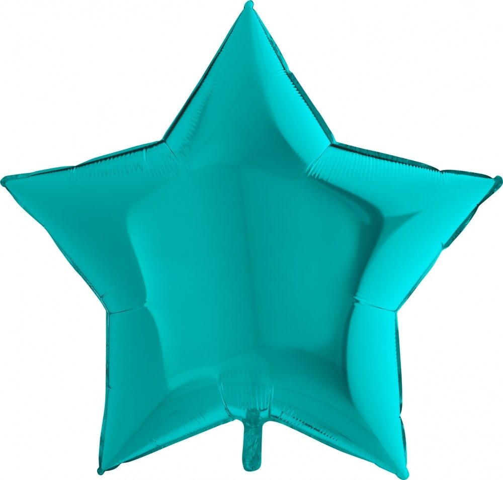 Шар (36''/91 см) Звезда, Тиффани, 1 шт.
